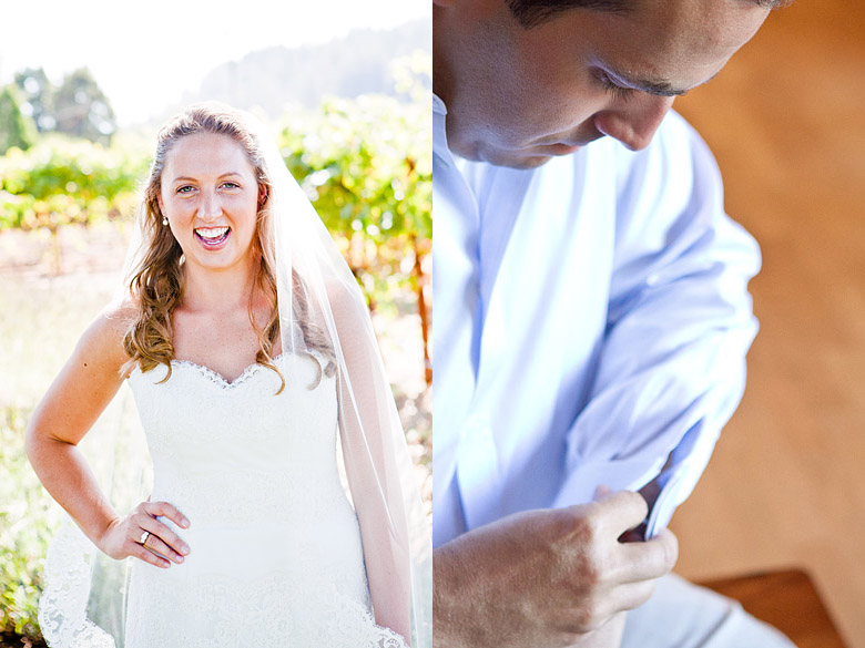 Allison and Craig were married at the Healdsburg Country Garden in a lovely 